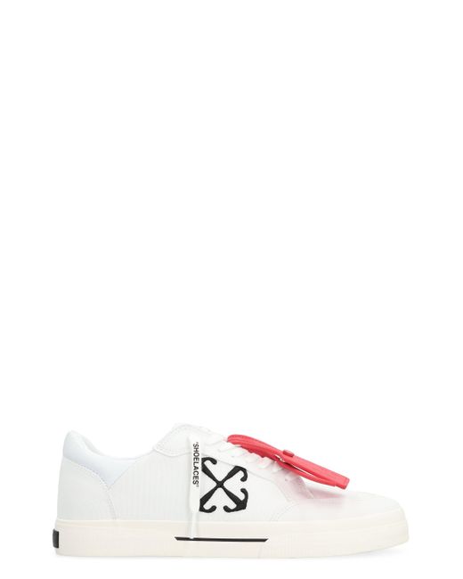 Sneakers low-top New Vulcanized in canvas di Off-White c/o Virgil Abloh in White da Uomo