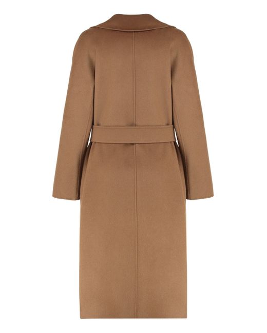 Cappotto Cles in lana e cachemire di Max Mara in Brown