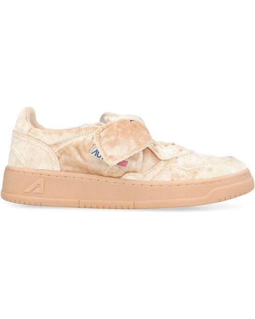 Autry Pink Sneakers Low-Top Medalist