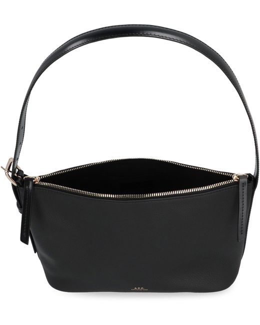 Borsa a spalla Vera in pelle di A.P.C. in Black