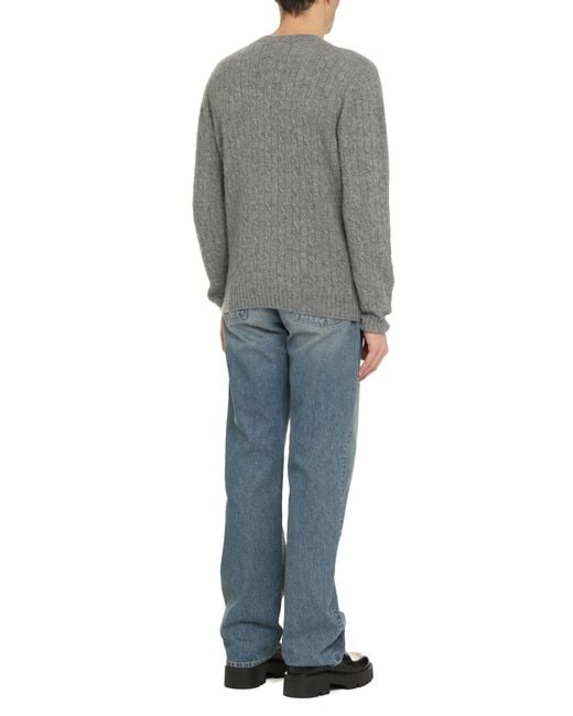 THE (Alphabet) Gray The (Knit) for men