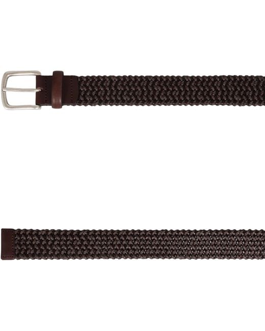 Slowear Black Leather Belt for men