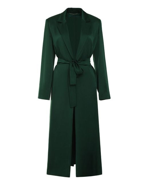 Max Mara Green Giselda Overcoat