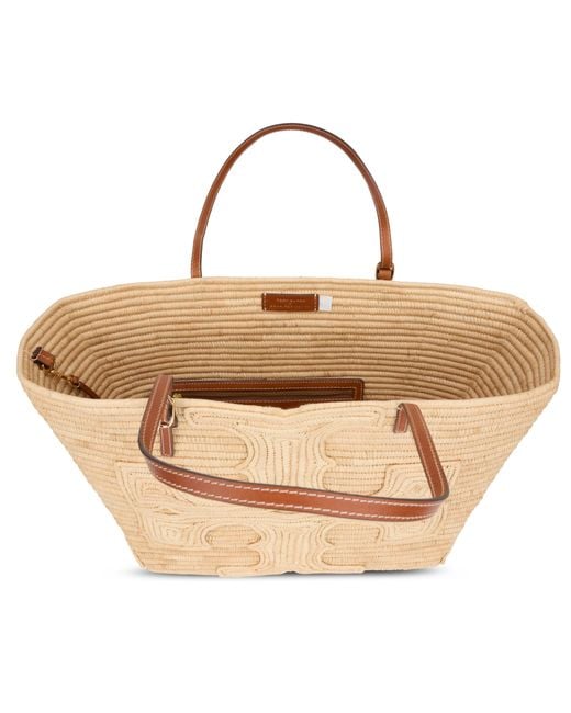 Tory Burch Natural Ella Tote Bag