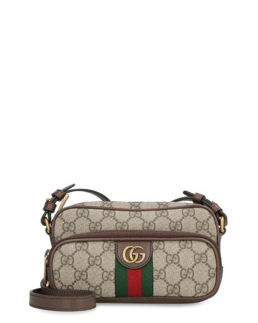 Gucci Brown Ophidia Messenger Bag for men