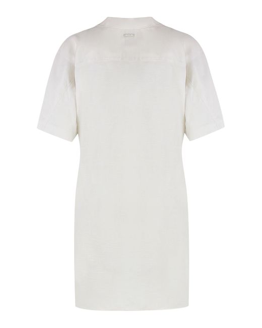 Calvin Klein White Linen Blend Dress