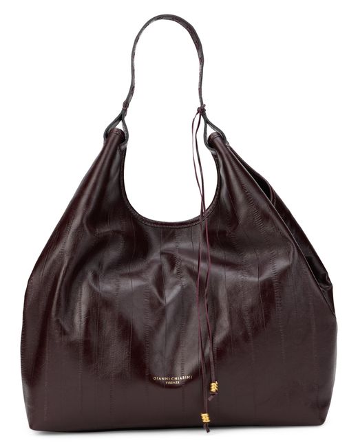 Gianni Chiarini Brown Leather Tote Handbag 34Cm Wide X 38Cm High X 16Cm Deep