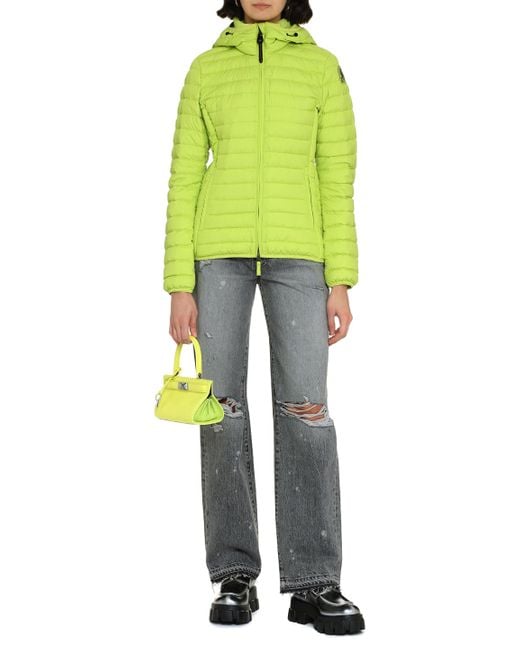 Parajumpers Juliet Hooded Down Jacket in Green Lyst