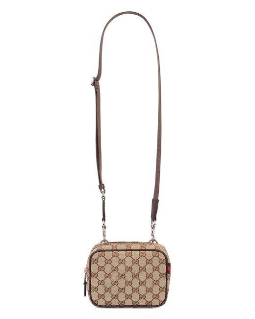 Gucci Natural Gg Canvas Mini Bag for men