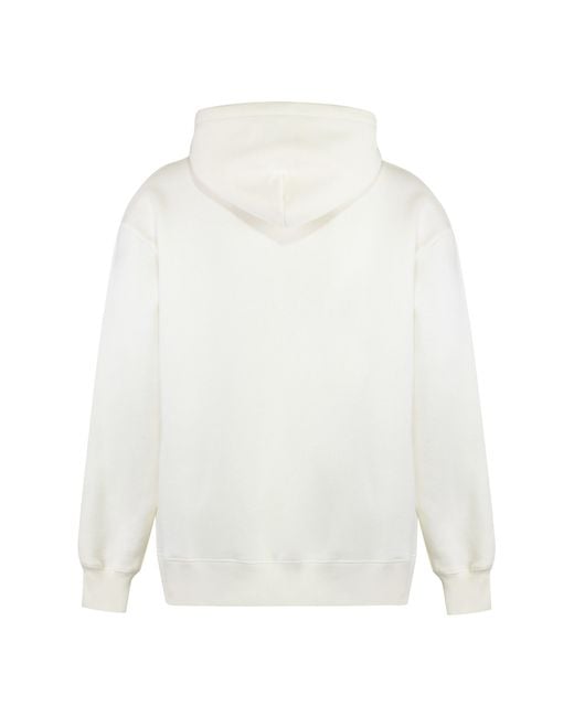 Valentino Garavani White Cotton Hoodie for men