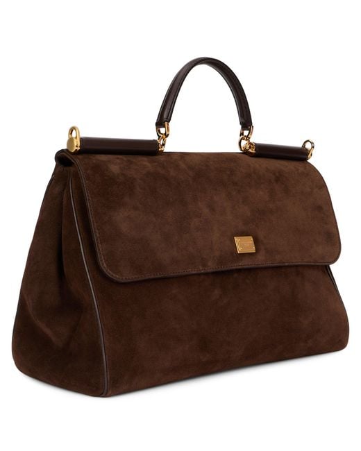 Dolce & Gabbana Brown Bag My Sicily Medium