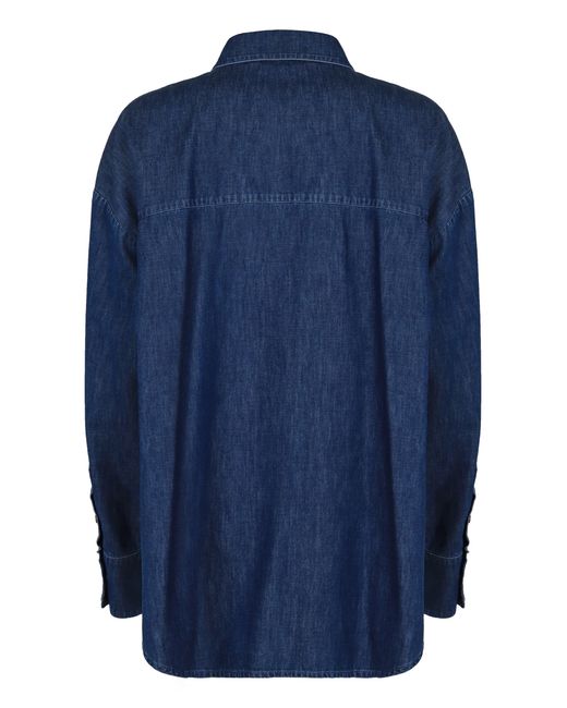 Max Mara Blue Denim Shirt