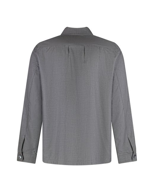 Tom Ford Gray Silk Shirt for men