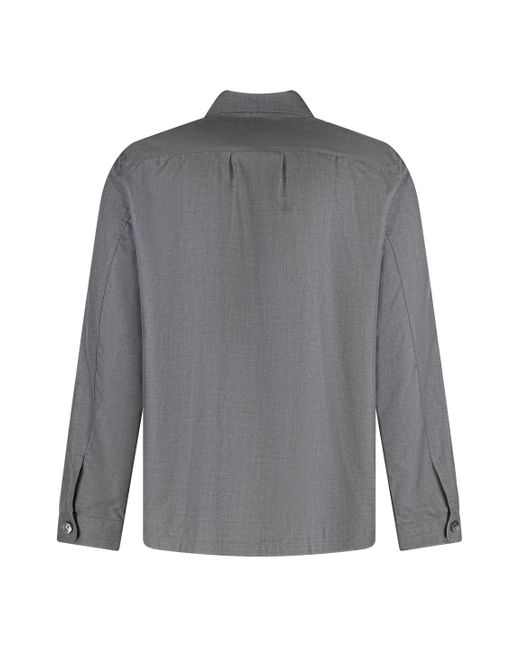 Camicia in seta di Tom Ford in Gray da Uomo