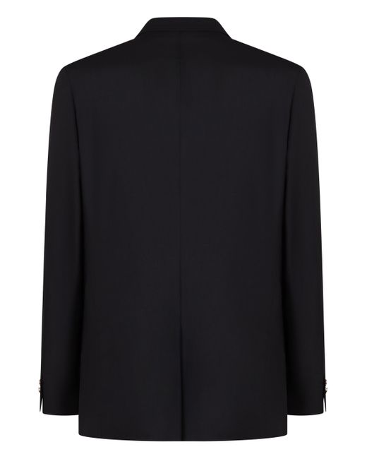 Fendi Black Double-Breasted Wool Jacket for men