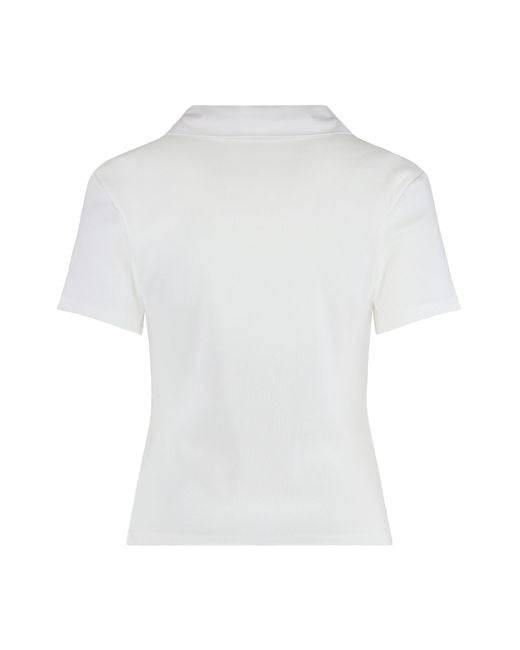 Veronica Beard White Polo Kearney