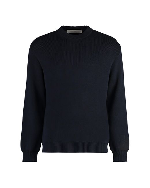 Golden Goose Deluxe Brand Blue Davis Cotton Crew-Neck Sweater for men