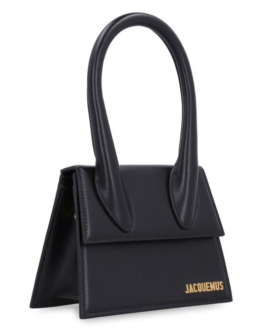 Jacquemus Black Le Chiquito Moyen Leather Handbag