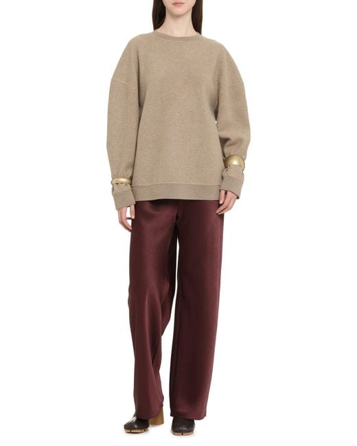 Max Mara Brown Elvira Luxe Wool And Cashmere Sweater