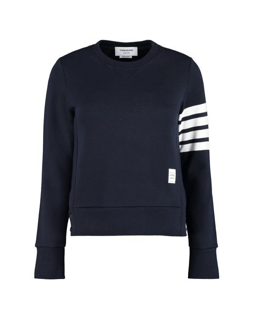 Thom Browne Blue Classic Loopback 4 Bar Sweatshirt