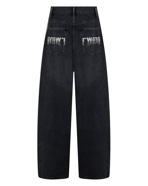 Alexander Wang Blue Loose Cotton Jeans