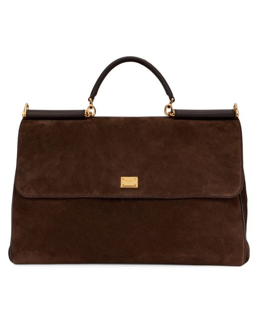 Dolce & Gabbana Brown Bag My Sicily Medium