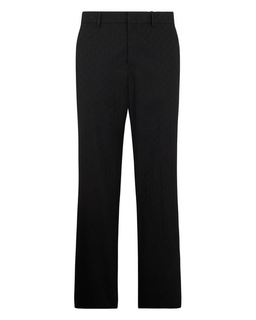 Gucci Black Wool Blend Pants for men