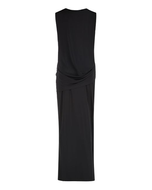 Jacquemus Black Peplo Jersey Dress
