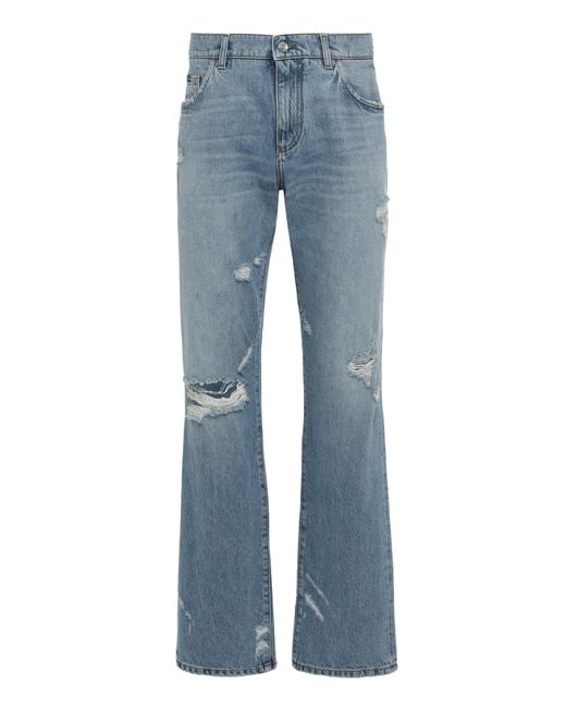 Dolce & Gabbana Blue Dolce & Gabbana Classic Jeans for men