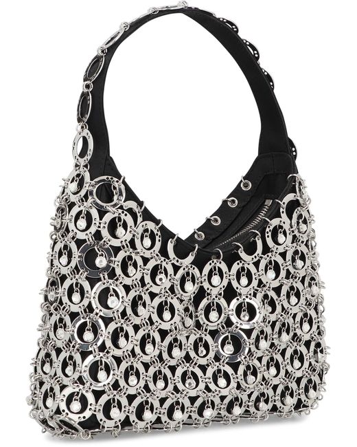 Borsa a spalla Sphere di Rabanne in Black
