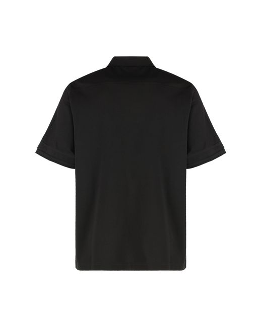 Roberto Collina Black Cotton Polo Shirt for men