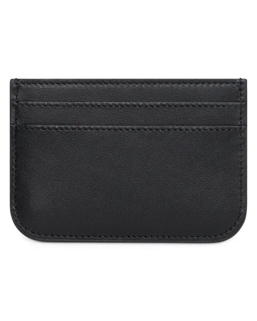 Fendi Black Card Holder With Logo