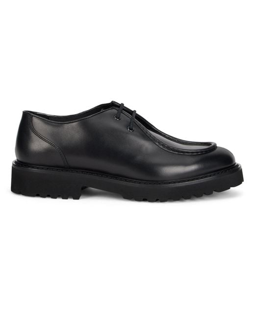 Doucal's Black Casual Lace-Up Shoes for men