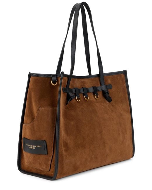 Gianni Chiarini Brown Tote Bag