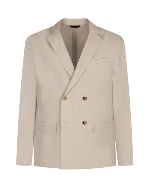 Calvin Klein Natural Double-Breasted Jacket for men