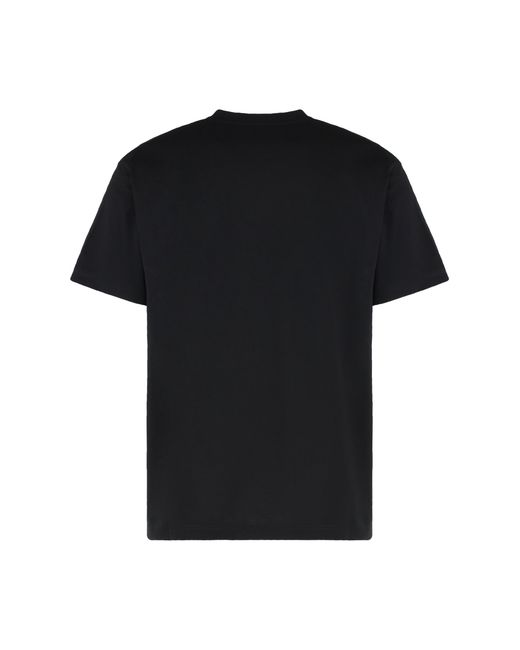 Gucci Black Cotton Jersey T-Shirt for men