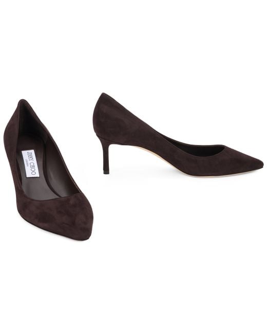 Jimmy Choo Brown Décolleté With Thin Heel