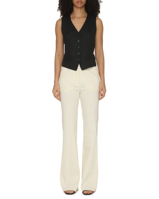 Weekend by Maxmara Black Pacche Single-Breasted Vest