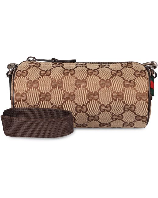 Gucci Brown Gg Shoulder Bag for men