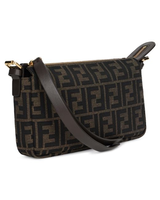Flat Pouch Tube di Fendi in Black