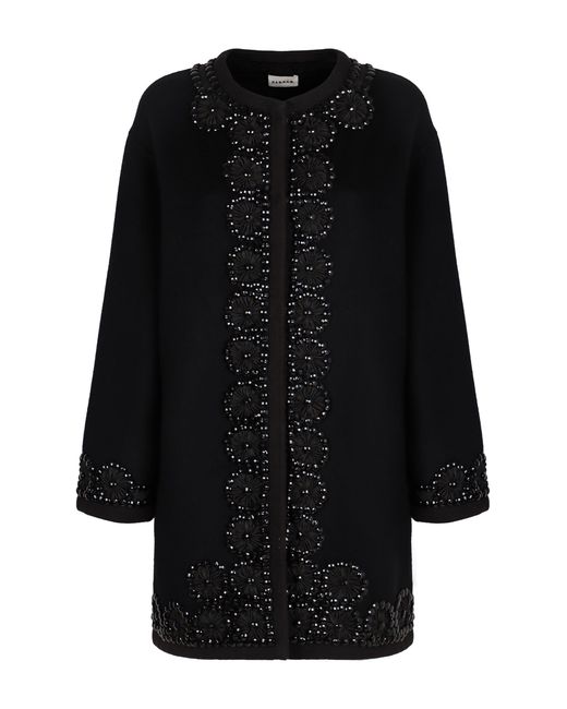 P.A.R.O.S.H. Black Wool Coat