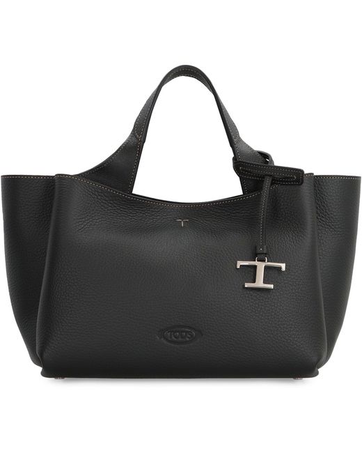 Tod's Black Leather Mini Handbag