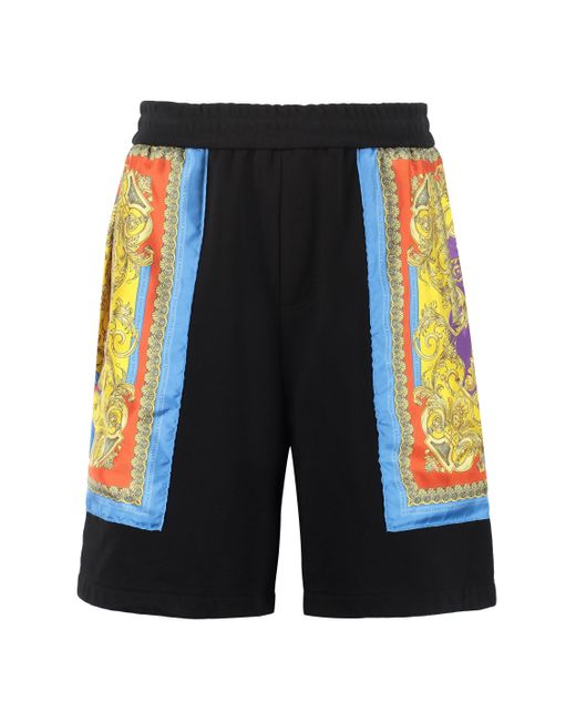 Versace Cotton Bermuda Shorts for Men | Lyst