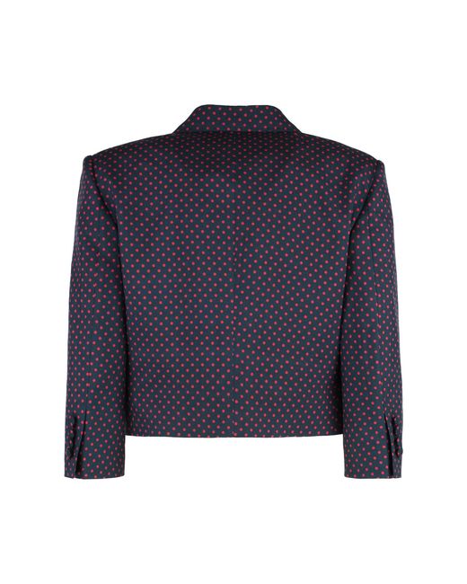 Valentino Garavani Blue Single-Breasted Two-Button Jacket