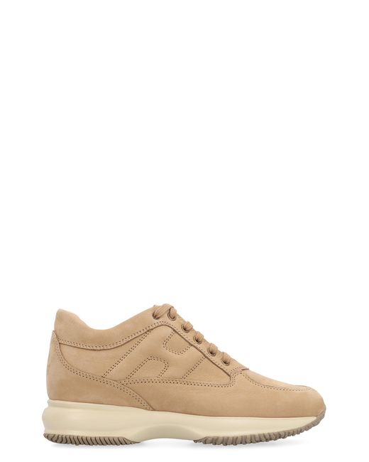 Hogan Brown Nizza Low Sneakers