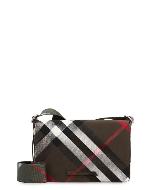 Borsa a tracolla Trench in tessuto di Burberry in Black da Uomo