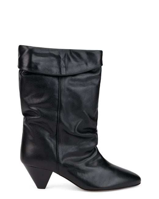 Isabel Marant Black Cone Heel Boots