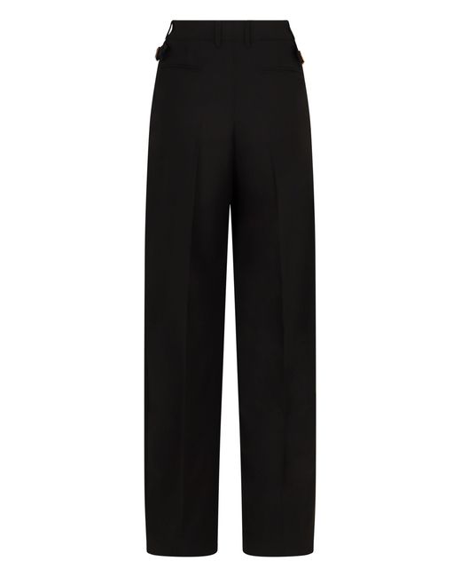 PT01 Black Virgin Wool Trousers