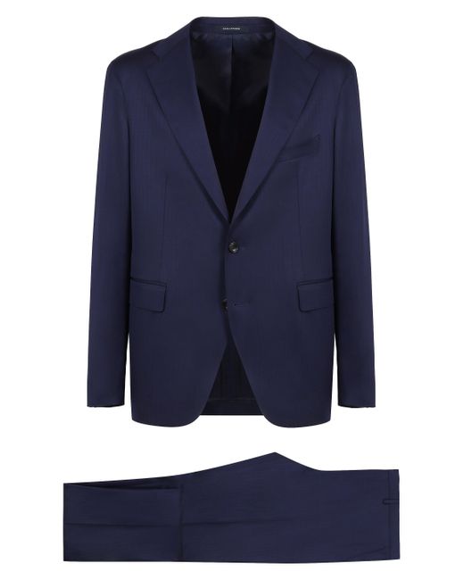 Tagliatore Blue Wool Two-pieces Suit for men