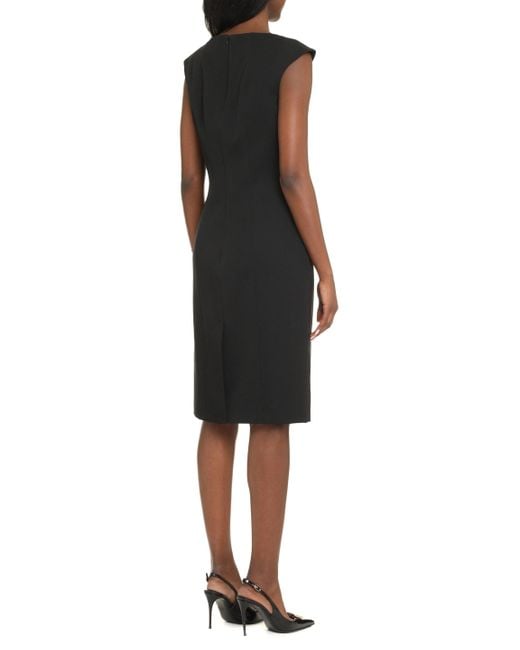 McQueen Black Wool Dress